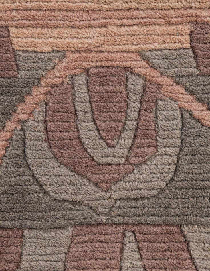Detail image of  8' 4 x 11' 5  Hand Knotted Nepal Wool Rug