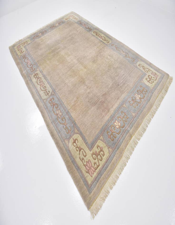 Detail image of  6' 7 x 9' 9  Hand Knotted Nepal Wool Rug