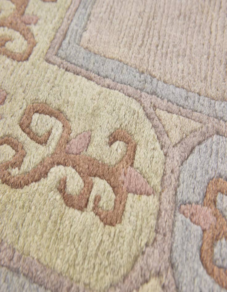 Detail image of  6' 7 x 9' 9  Hand Knotted Nepal Wool Rug