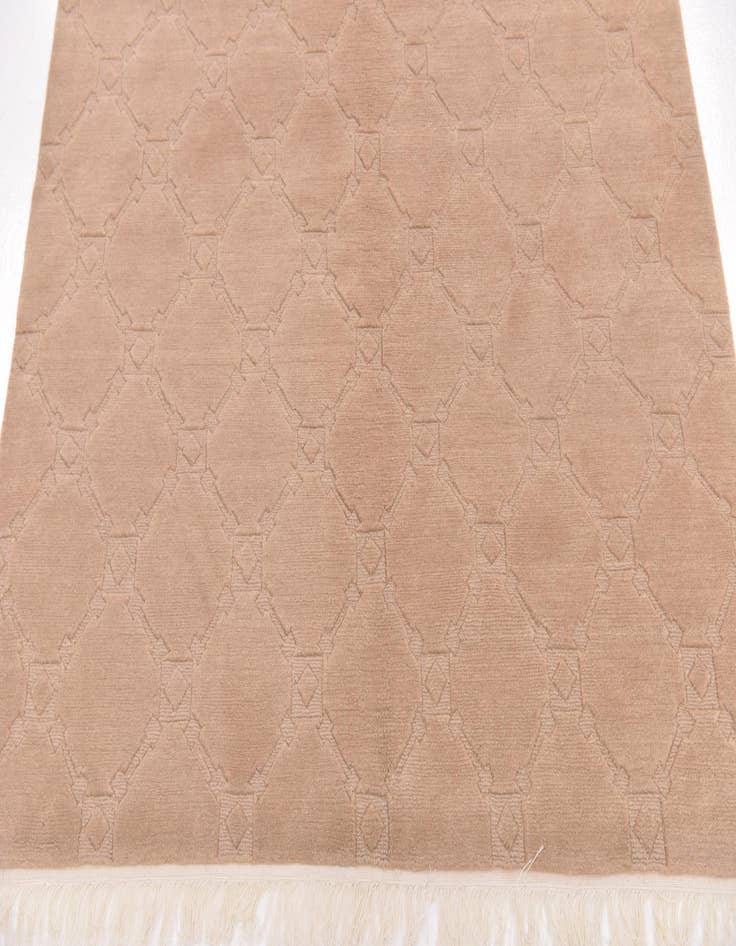 Detail image of  5' x 6' 5  Hand Knotted Nepal Wool Rug