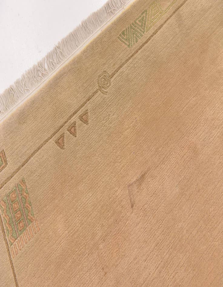 Detail image of  5' 8 x 7' 10  Hand Knotted Nepal Wool Rug