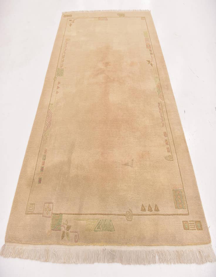 Detail image of  5' 8 x 7' 10  Hand Knotted Nepal Wool Rug