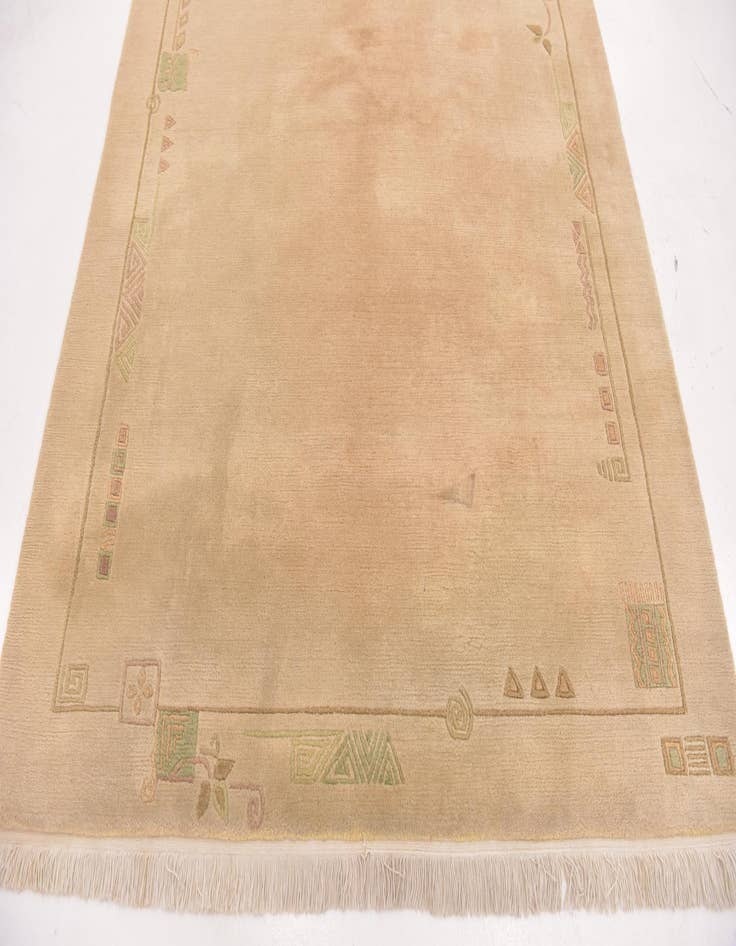 Detail image of  5' 8 x 7' 10  Hand Knotted Nepal Wool Rug