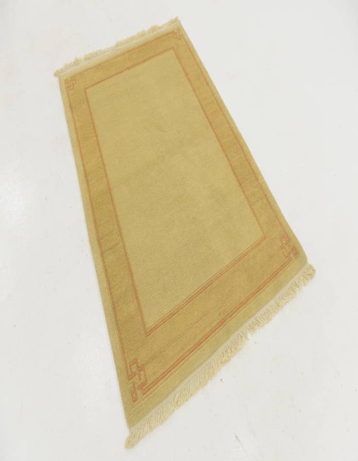 Detail image of  4' x 5' 9  Hand Knotted Nepal Wool Rug