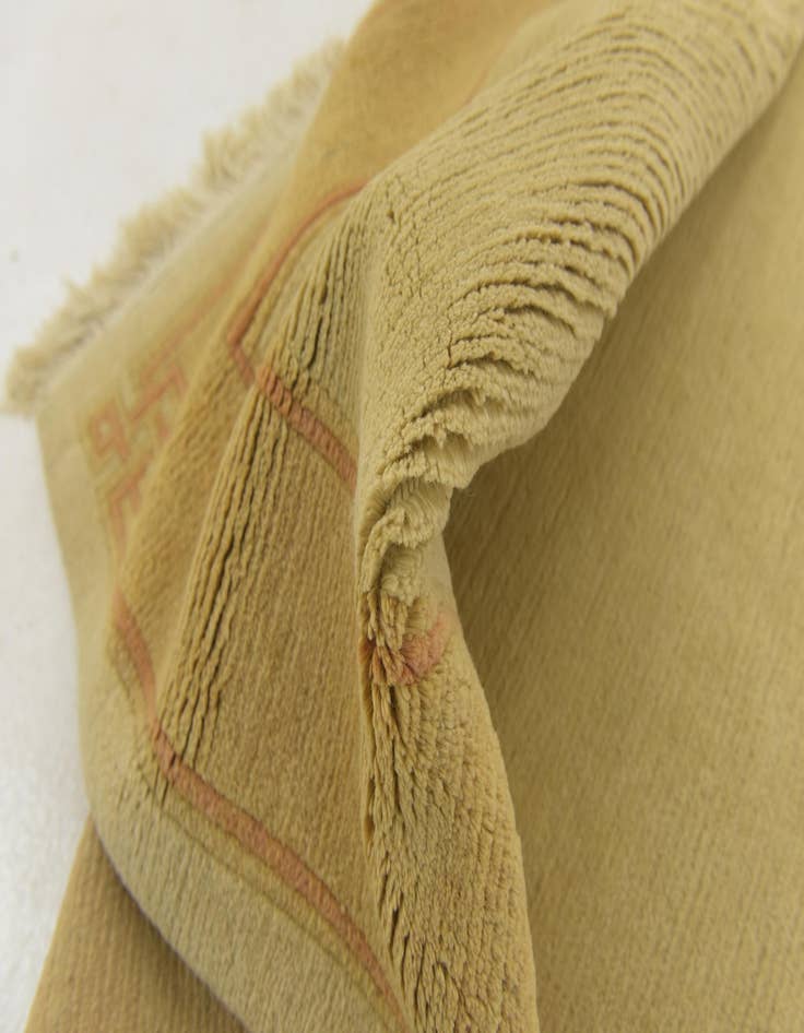 Detail image of  4' x 5' 9  Hand Knotted Nepal Wool Rug