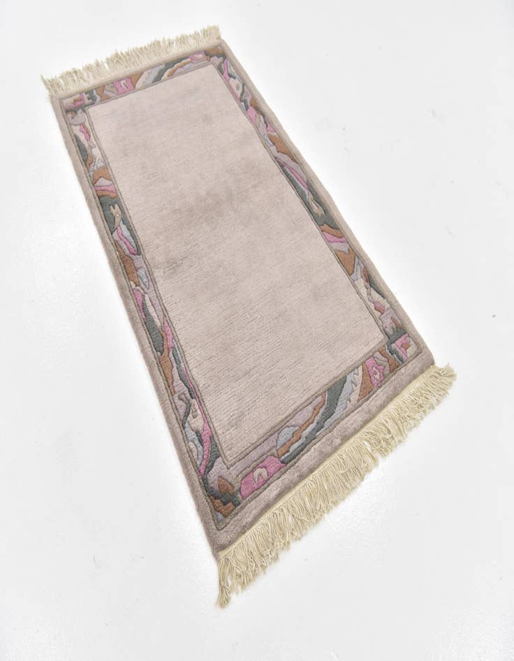 Detail image of  3' 3 x 5'  Hand Knotted Nepal Wool Rug