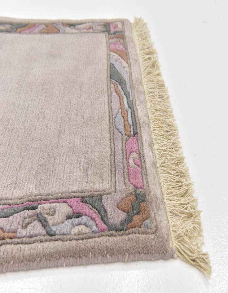 Detail image of  3' 3 x 5'  Hand Knotted Nepal Wool Rug