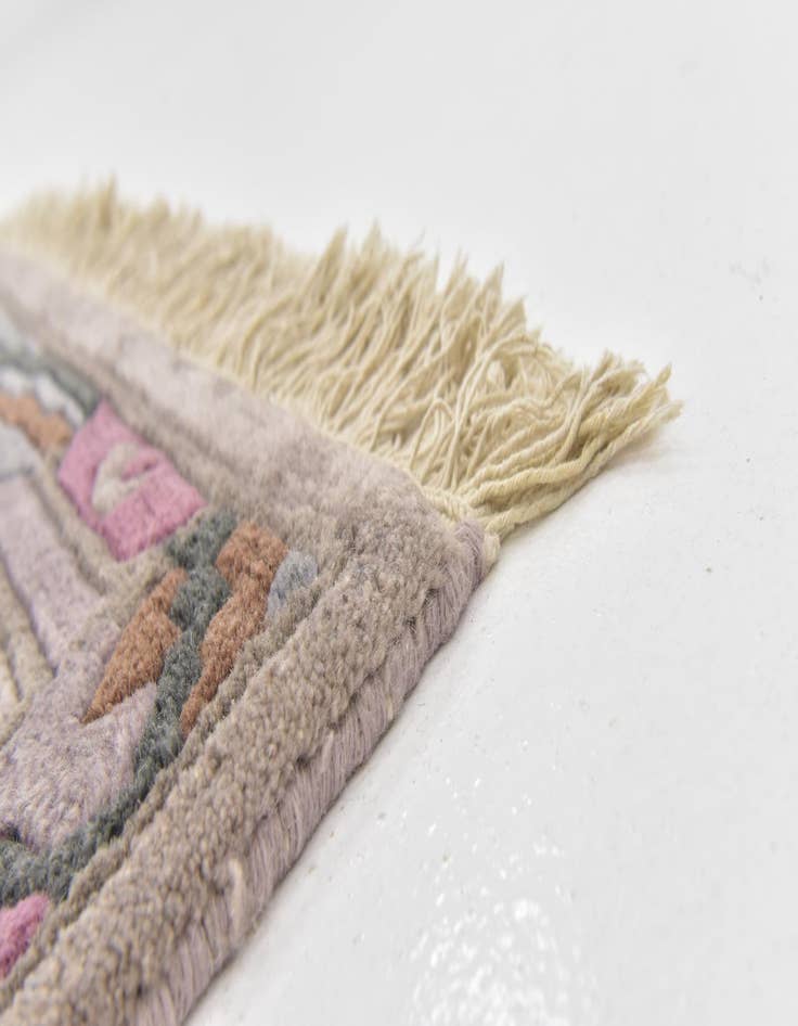 Detail image of  3' 3 x 5'  Hand Knotted Nepal Wool Rug