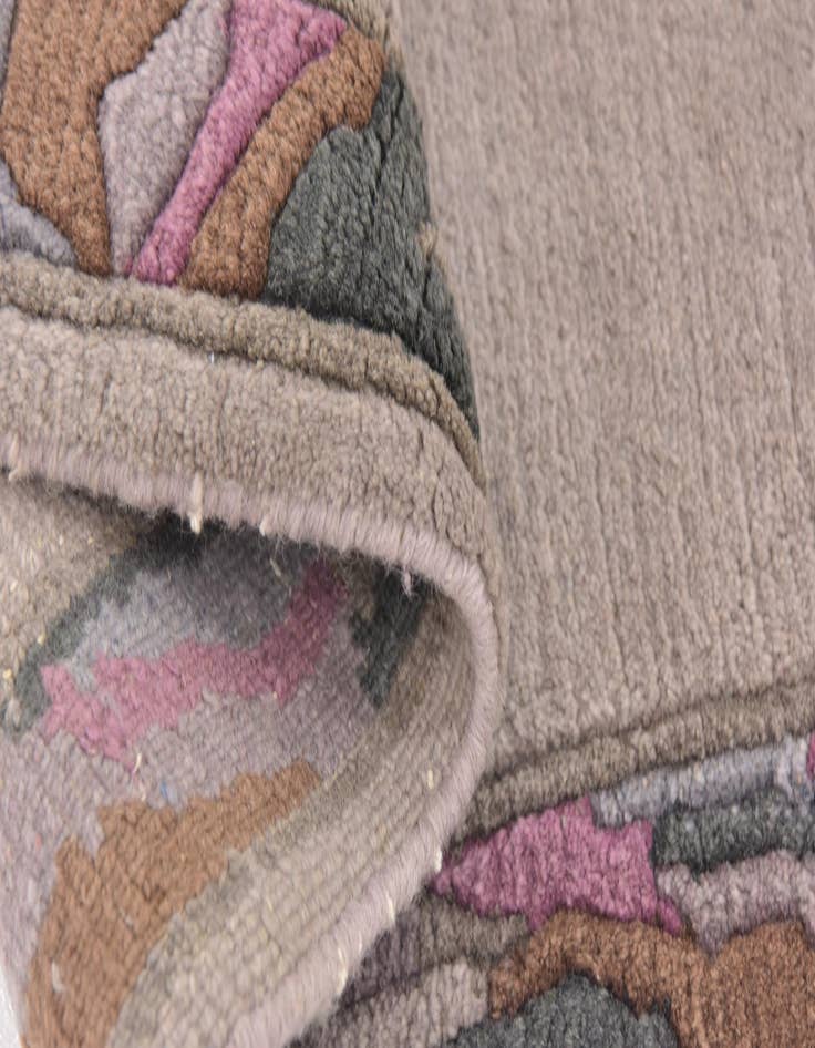 Detail image of  3' 3 x 5'  Hand Knotted Nepal Wool Rug