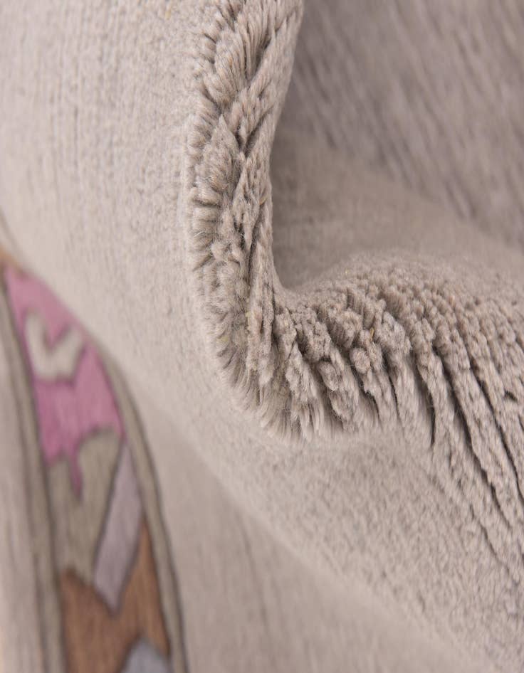 Detail image of  3' 3 x 5'  Hand Knotted Nepal Wool Rug