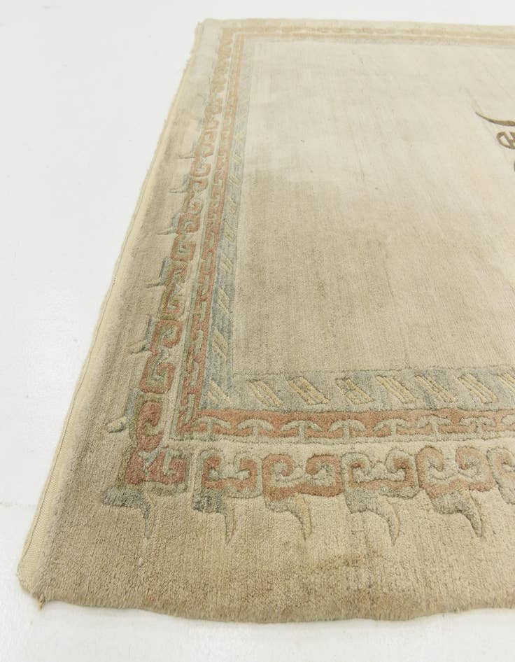 Detail image of  6' 8 x 9' 6  Hand Knotted Nepal Wool Rug