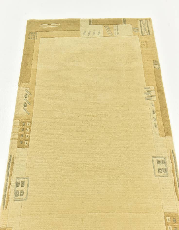 Detail image of  3' 1 x 5' 3  Hand Knotted Nepal Wool Rug