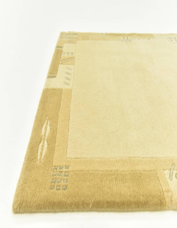 Detail image of  3' 1 x 5' 3  Hand Knotted Nepal Wool Rug