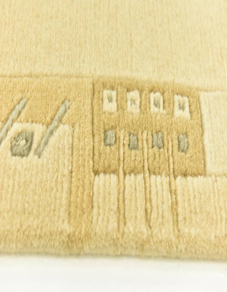 Detail image of  3' 1 x 5' 3  Hand Knotted Nepal Wool Rug