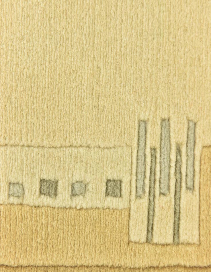 Detail image of  3' 1 x 5' 2  Hand Knotted Nepal Wool Rug