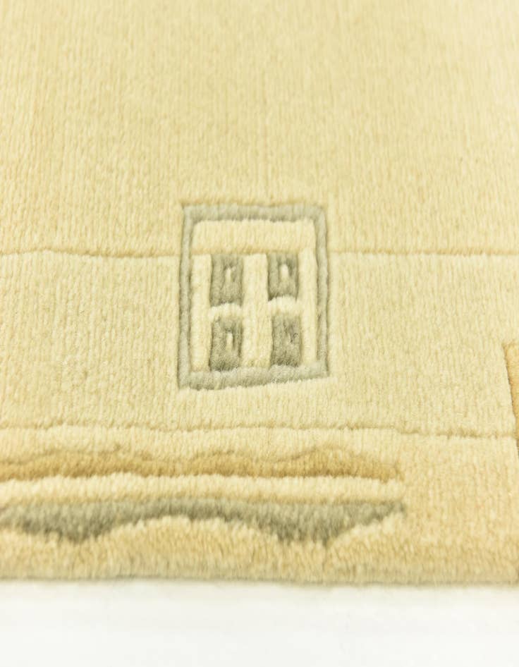 Detail image of  3' 1 x 5' 2  Hand Knotted Nepal Wool Rug