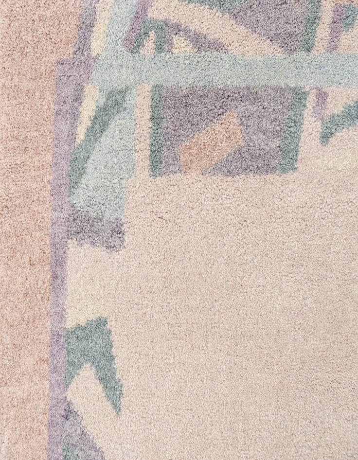 Detail image of  5' 6 x 7' 8  Hand Knotted Nepal Wool Rug