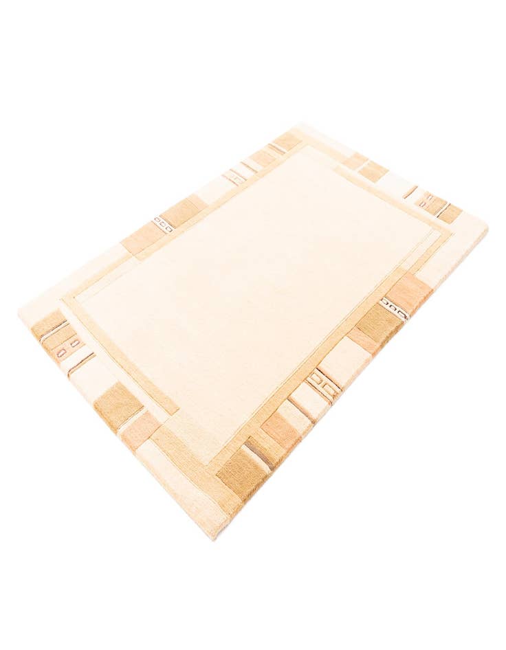 Detail image of  4' x 6'  Hand Knotted Nepal Wool Rug