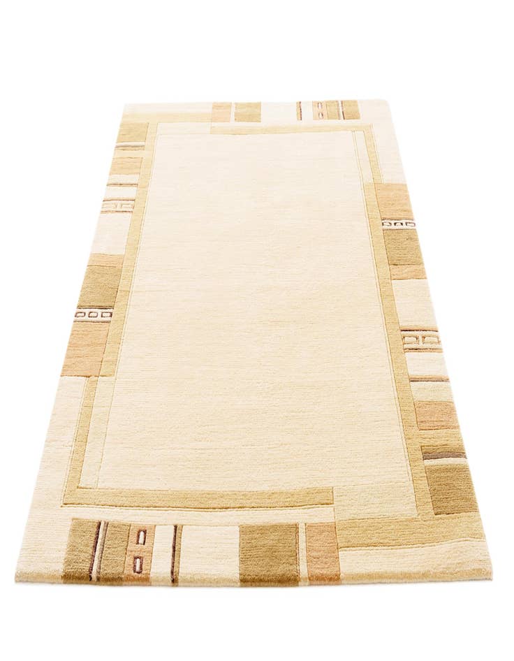 Detail image of  4' x 6'  Hand Knotted Nepal Wool Rug