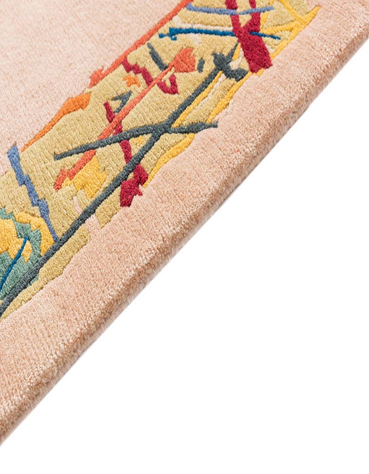 Detail image of  5' 7 x 8' 1  Hand Knotted Nepal Wool Rug