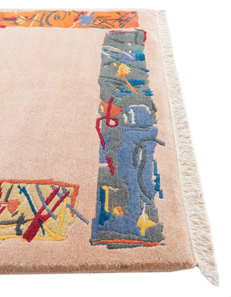 Detail image of  5' 7 x 8' 1  Hand Knotted Nepal Wool Rug