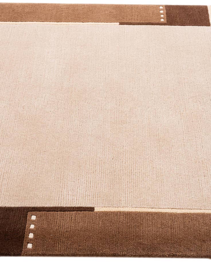 Detail image of  4' 1 x 5' 10  Hand Knotted Nepal Wool Rug