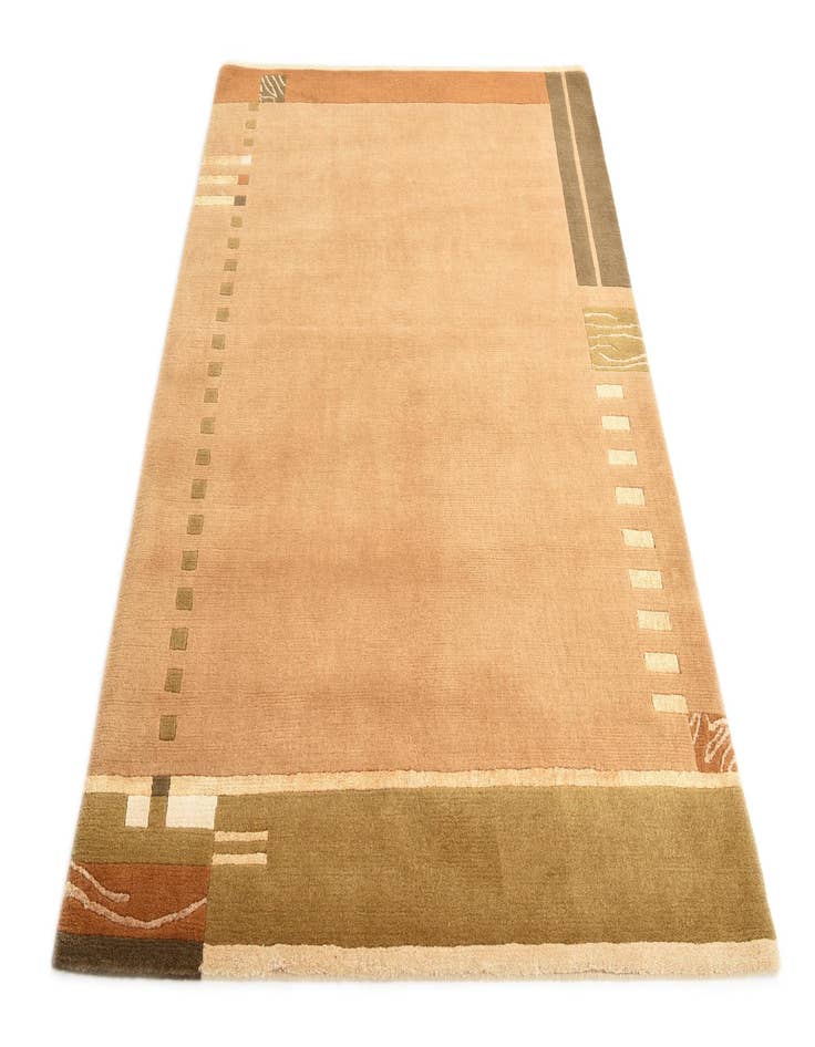 Detail image of  4' 8 x 6' 6  Hand Knotted Nepal Rug