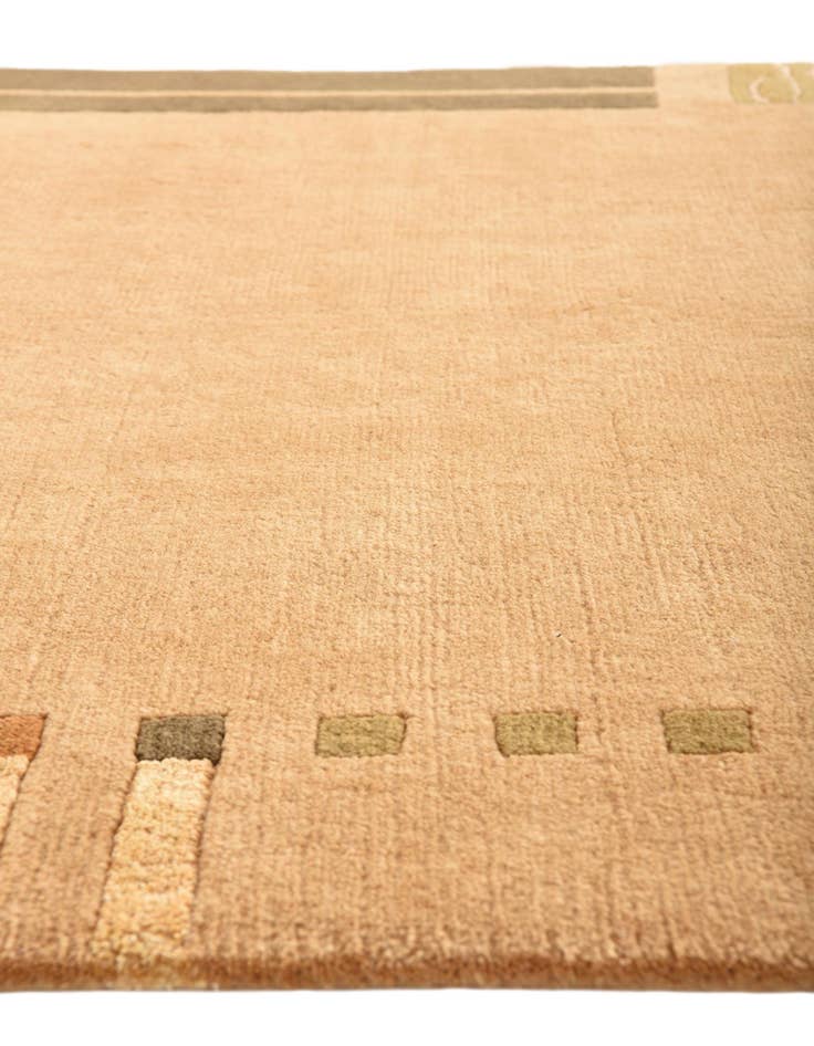 Detail image of  4' 8 x 6' 6  Hand Knotted Nepal Rug