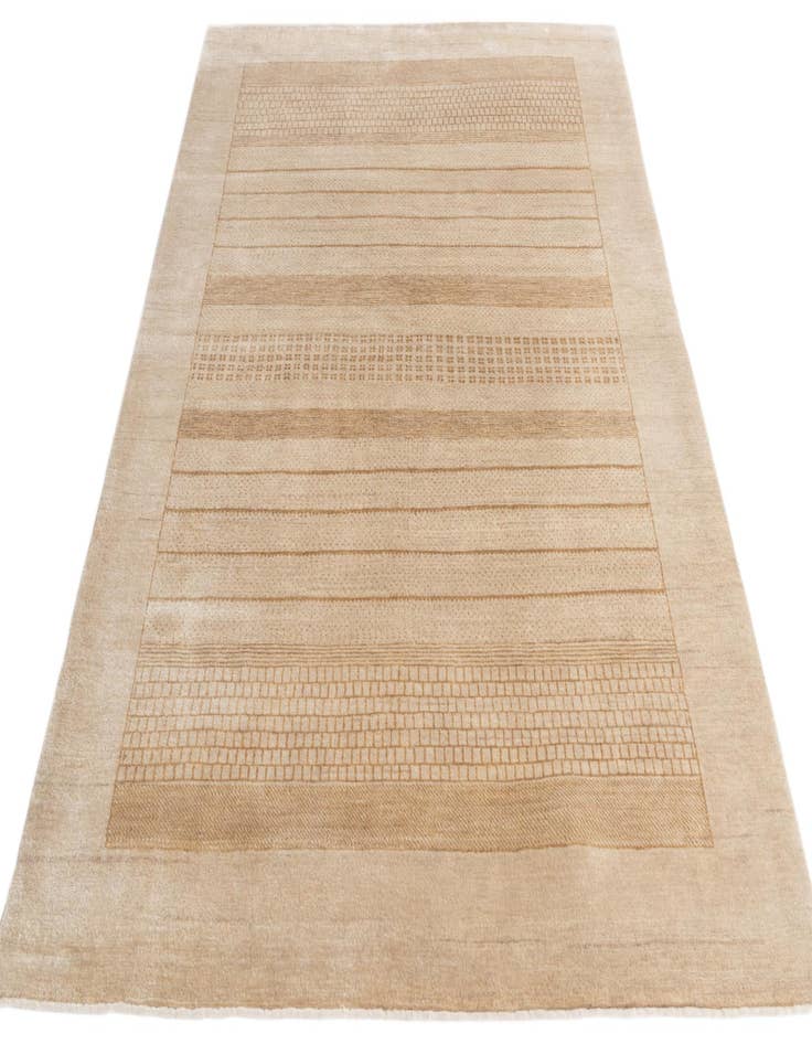 Detail image of  4' 7 x 6' 5  Hand Knotted Nepal Wool Rug