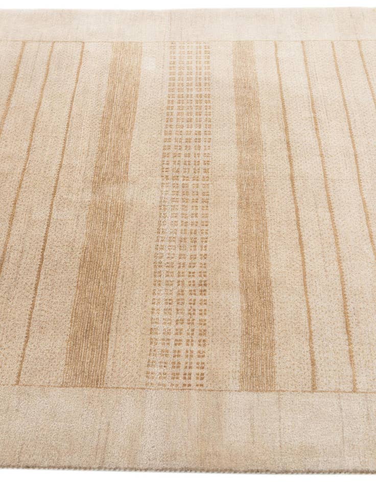 Detail image of  4' 7 x 6' 5  Hand Knotted Nepal Wool Rug