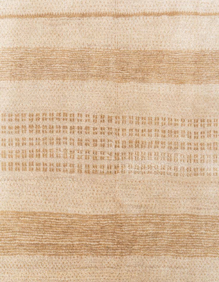 Detail image of  4' 7 x 6' 5  Hand Knotted Nepal Wool Rug