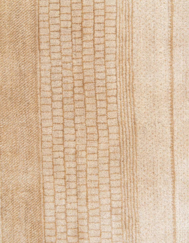 Detail image of  4' 7 x 6' 5  Hand Knotted Nepal Wool Rug