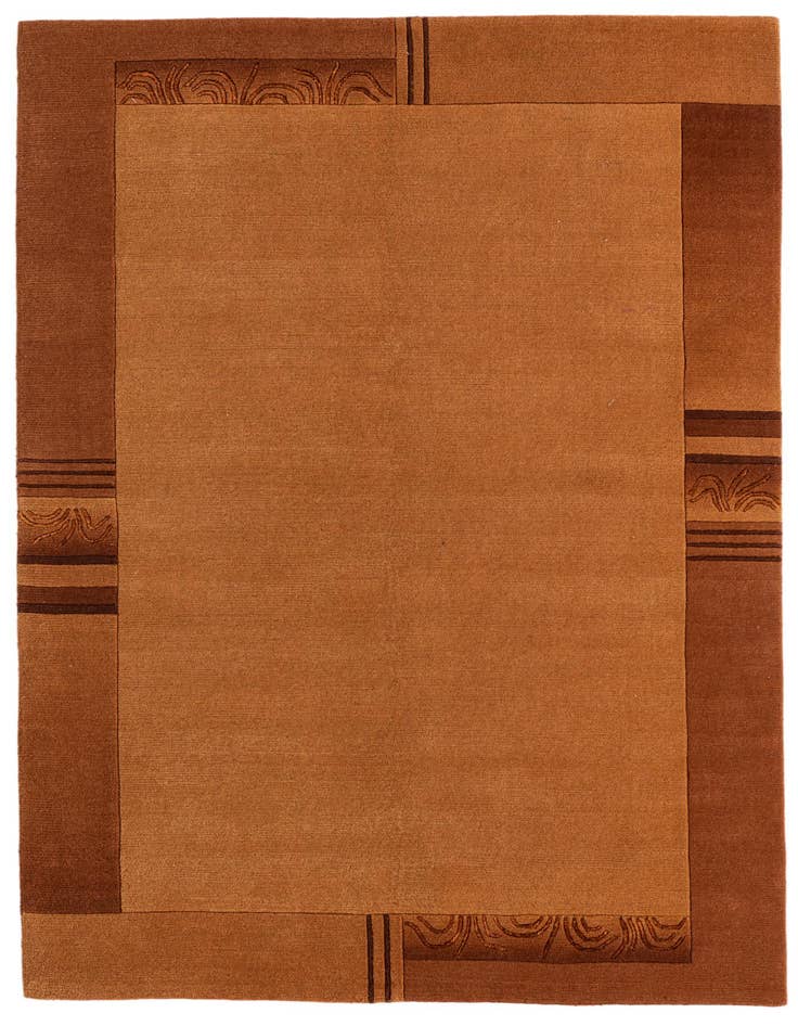 Detail image of  4' 8 x 6' 7  Hand Knotted Nepal Rug