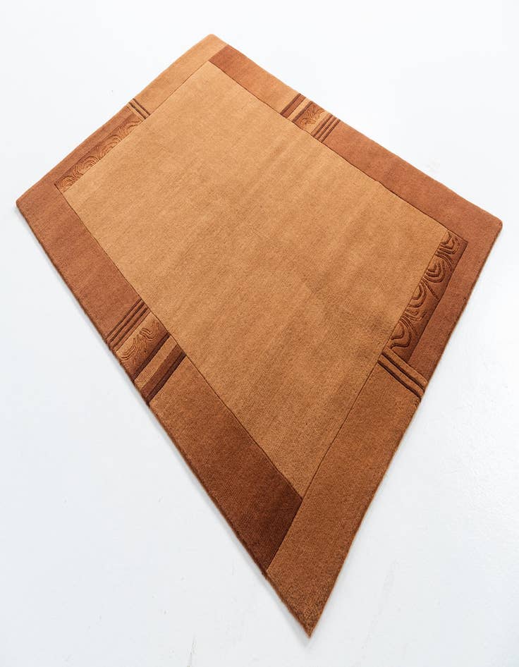 Detail image of  4' 8 x 6' 7  Hand Knotted Nepal Rug