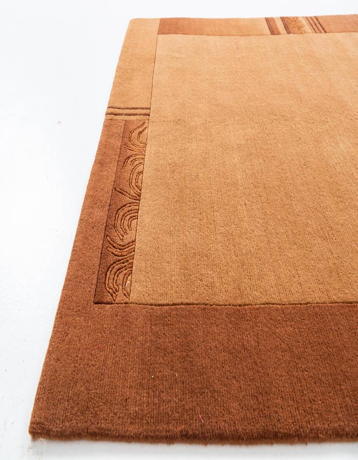 Detail image of  4' 8 x 6' 7  Hand Knotted Nepal Rug