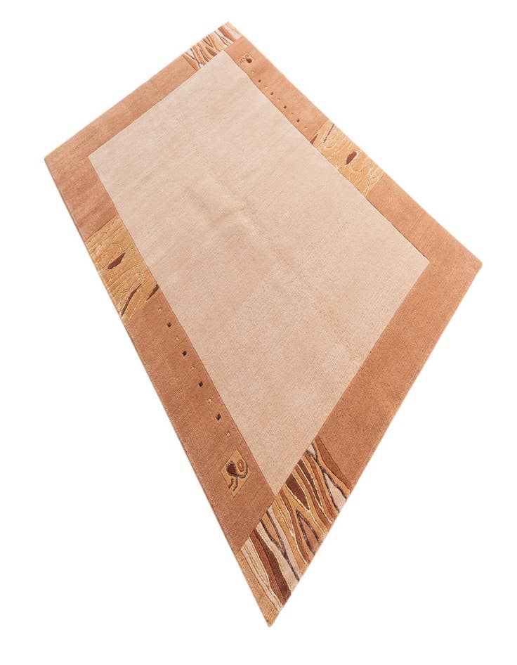 Detail image of  4' 7 x 6' 6  Hand Knotted Nepal Rug