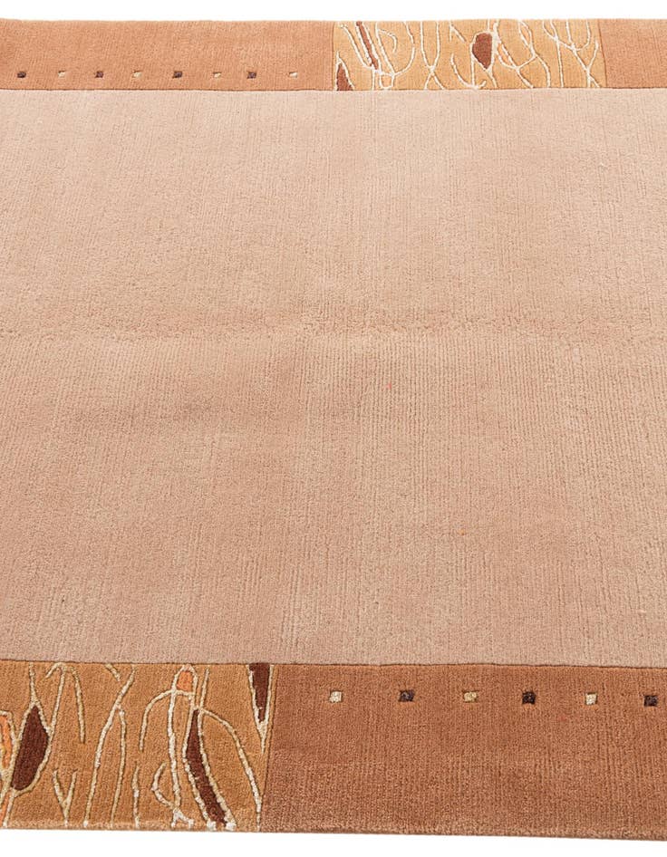 Detail image of  4' 7 x 6' 6  Hand Knotted Nepal Rug