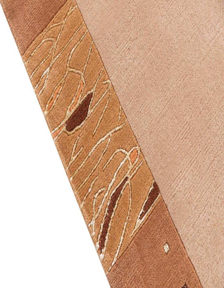 Detail image of  4' 7 x 6' 6  Hand Knotted Nepal Rug