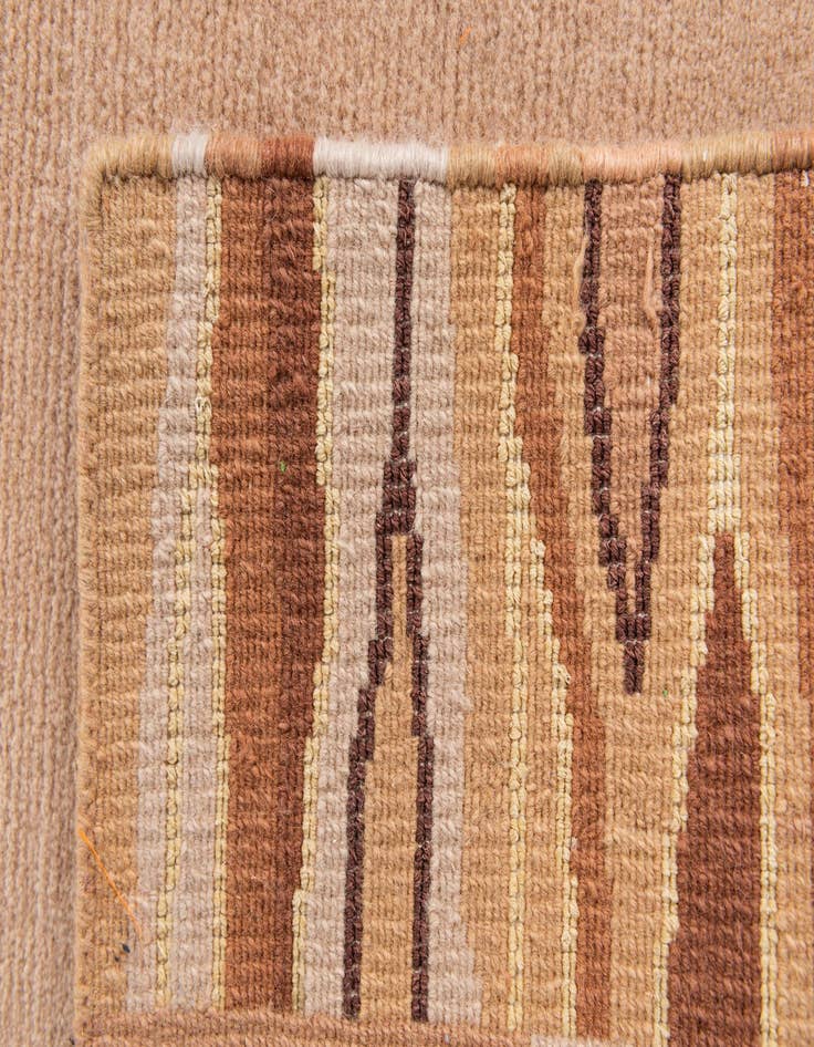 Detail image of  4' 7 x 6' 6  Hand Knotted Nepal Rug