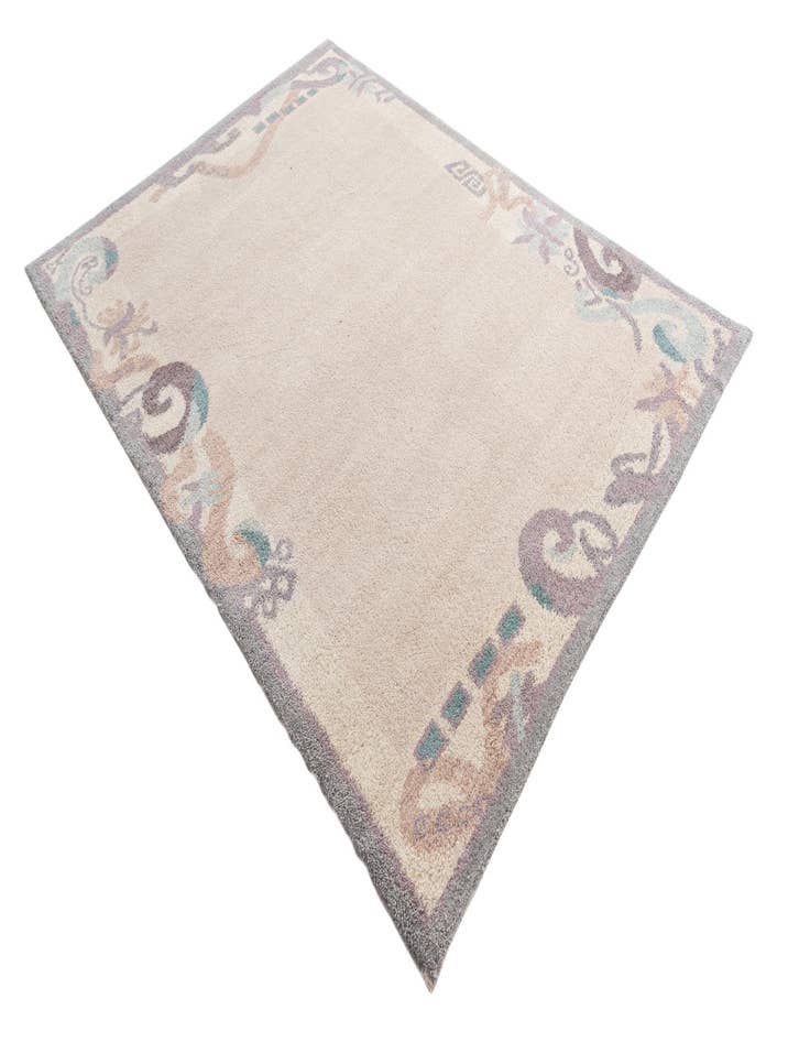 Detail image of  5' 7 x 7' 6  Hand Knotted Nepal Wool Rug