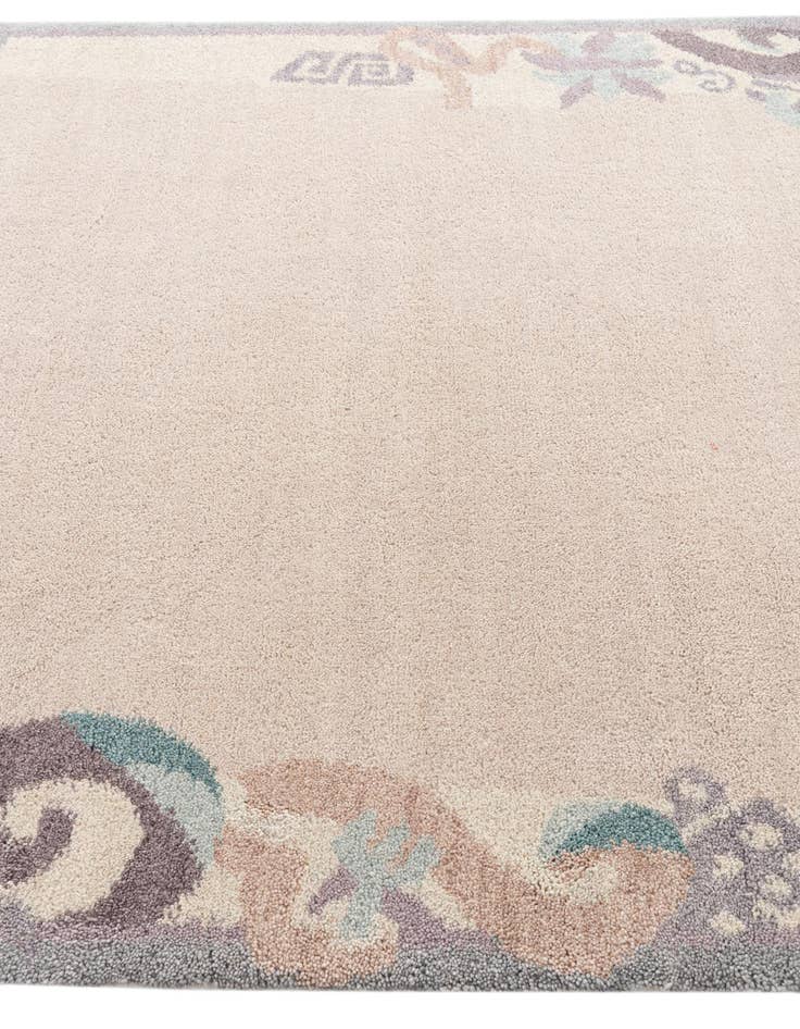 Detail image of  5' 7 x 7' 6  Hand Knotted Nepal Wool Rug