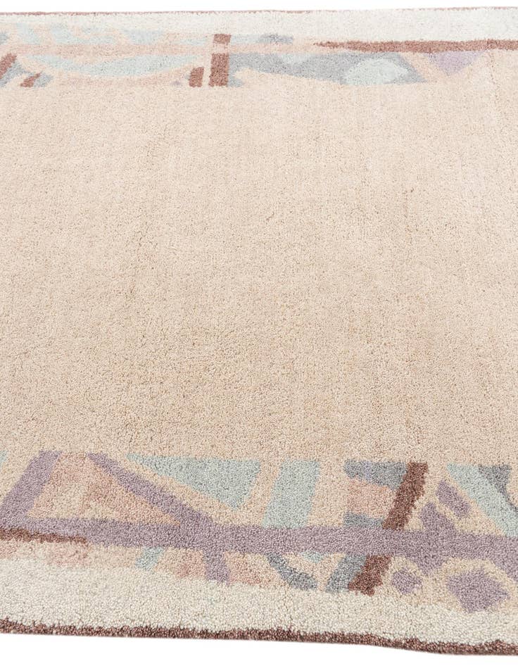 Detail image of  5' 6 x 7' 10  Hand Knotted Nepal Wool Rug