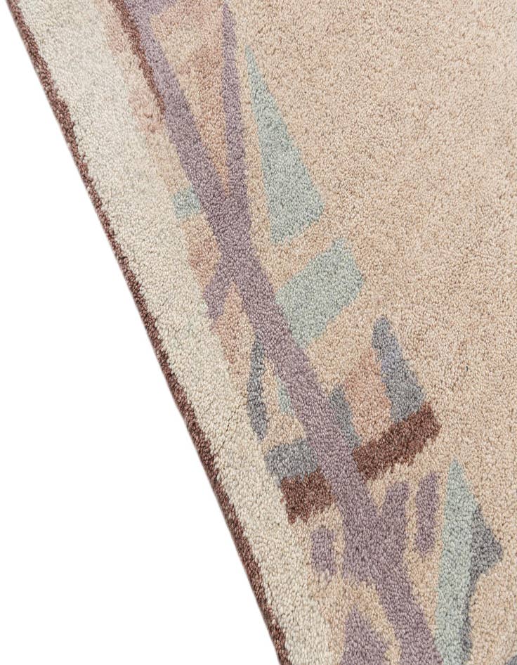 Detail image of  5' 6 x 7' 10  Hand Knotted Nepal Wool Rug