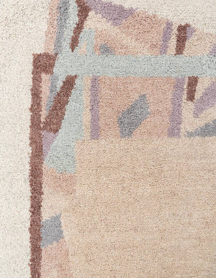 Detail image of  5' 6 x 7' 10  Hand Knotted Nepal Wool Rug