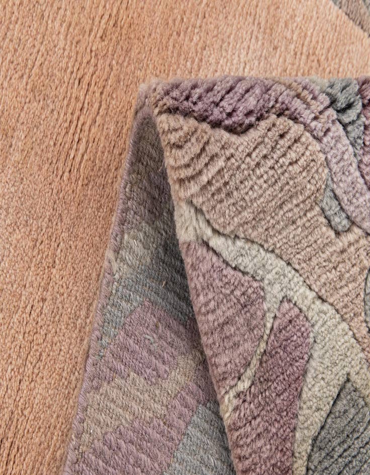 Detail image of  3' 1 x 5' 4  Hand Knotted Nepal Wool Rug