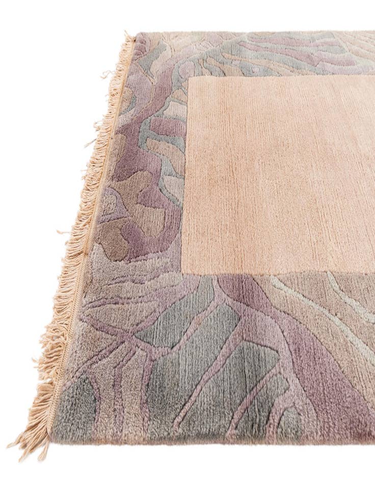 Detail image of  3' 1 x 5' 4  Hand Knotted Nepal Wool Rug