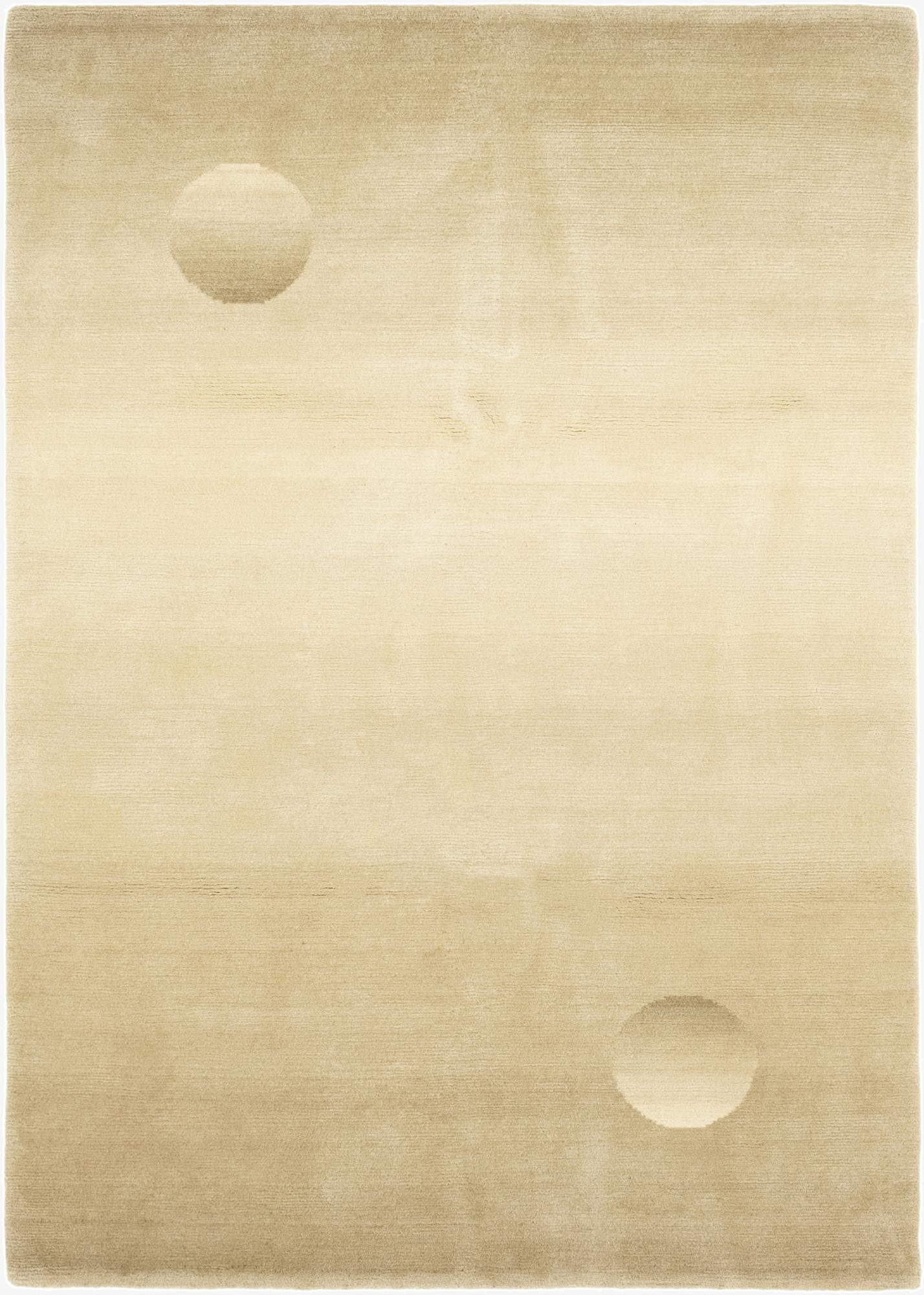  4' 7 x 6' 7  Hand Knotted Nepal Wool Rug