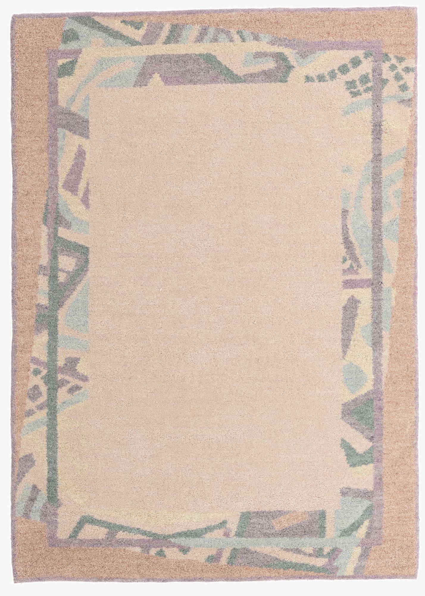  5' 6 x 7' 8  Hand Knotted Nepal Wool Rug