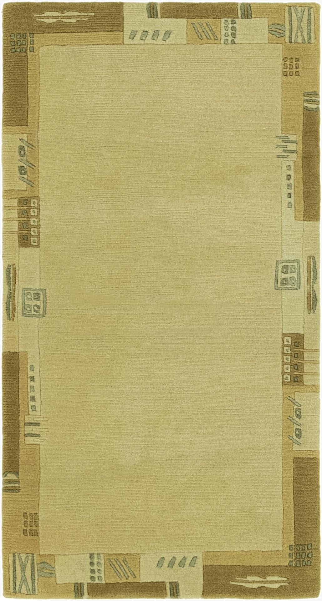  2' 5 x 4' 7  Hand Knotted Nepal Wool Rug