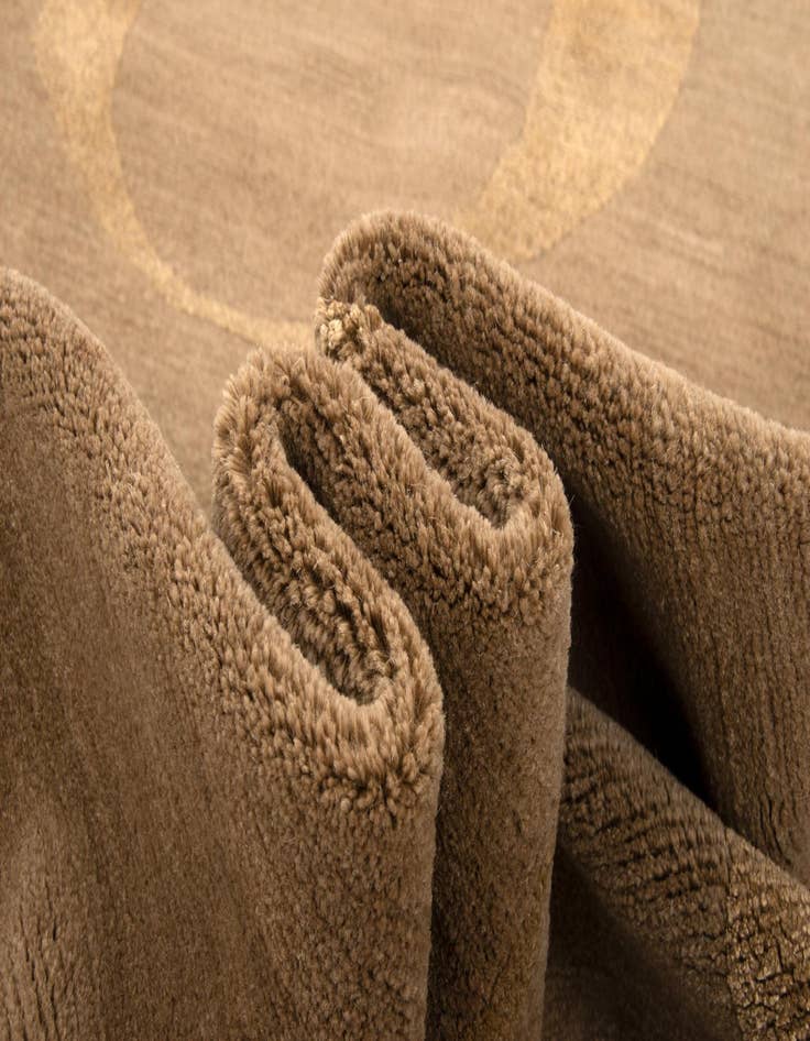 Detail image of  4' x 5' 11  Hand Knotted Odegard Rug